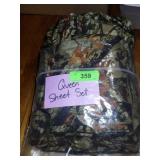CAMO QUEEN SHEET SET