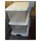 3 STORAGE CONTAINERS