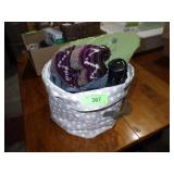 THIRTY ONE BASKET W/ BOHO PURSES, WAIST POUCH &>>