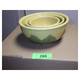 VTG SHAWNEE CORN KIONG NESTING BOWLS #5,6 & 8>>>>