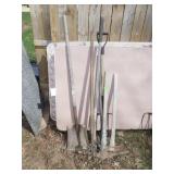 PITCHFORK, PICK AXE, SHOVEL, CULTIVATOR, ETC (7)