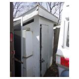 OUTHOUSE / TOOL SHED **YOU MOVE**  50" x 56" x 89>