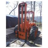 CASE 530 FORKLIFT - (RUNS, BUT STEERS HARD)