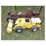 2 VINTAGE TOY TRACTORS (SEE PICS FOR CONDITION)