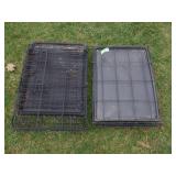 2 SMALL DOG KENNELS  (17 x 23)