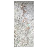 METAL BIRD YARD ART STAKE (44")