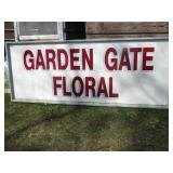 DOUBLE SIDED GARDEN SIGN **HUGE** 8
