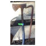 ESTWING HATCHET, CROW BAR