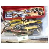 ASST. TOOLS- TIN SNIPS, PLIERS, SOCKETS