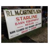 MASONITE STARLINE BARN EQUIPMENT SIGN  8