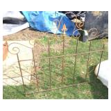 METAL YARD ART FENCE SECTION 40 x 40 (SEE PICS FOR