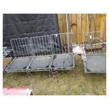 3 PC. METAL COUCH & 1 METAL CHAIR (MATCHES #15 &>