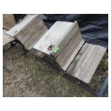 VINTAGE DOUBLE SCHOOL DESK