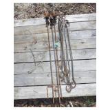 YARD ART STAKES (43") & HOOKS (36")