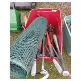 ASST. PRUNERS, TRIMMERS, GARDEN TOOLS, ALUM BAT>>>