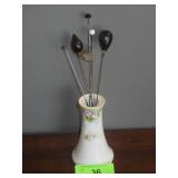 VINTAGE HAT PINS IN  NIPPON HOLDER (CHIP - SEE PI)