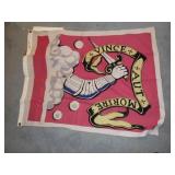 VINTAGE DETTRA BULLDOG BEDFORD FLAG 3