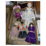 VINTAGE & NEWER DOLLS, PLUSH ANIMAL
