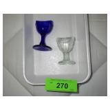 2 VINTAGE EYE CUPS