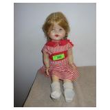 VINTAGE IDEAL SAUCY WALKER ?  DOLL 22" (MISSING S>