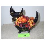 VTG W.C. BUNTING CERMIC CAT PLANTER WHITEWATER>>