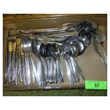 VINTAGE MID CENTURY MODERN STAINLESS FLATWARE