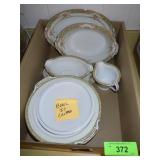 VINTAGE REGAL CHINA (CELINA) GRAVY BOAT, PLATTER>>