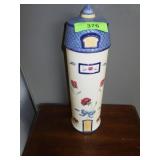 LENOX POPPIES ON BLUE SILO STORAGE CONTAINER