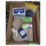 STEEL WOOL, SAND PAPER, POLISHING BONNET, ETC