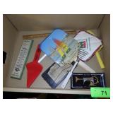 ASST. VINTAGE ADVERTISING ITEMS- COCA COLA RULER,>