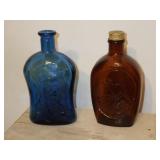 VTG ABRAHAM LINCOLN & BENJAMIN FRANKLIN BOTTLES