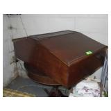 VINTAGE DOUBLE SIDED SLANT TOP DESK **BRING HELP**