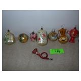 VINTAGE CHRISTMAS ORNAMENTS- DIORAMA, W. GERMANY>>