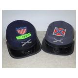 2 VINTAGE CIVIL WAR CHILDRENS KEPI HATS