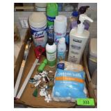 SHAMPOO (1/3?) , CONDITIONER (1/2?), WIPES, HAND>>