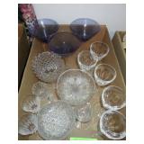 VINTAGE GLASSWARE, STEMWARE, MARTINI GLASSES