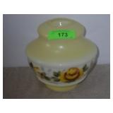 VINTAGE HAND PAINTED LAMP SHADE 8"