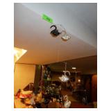 VINTAGE RIBBON ORIGAMI SWANS MOBILE