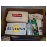 SHARPENING STONES, CIGAR BOXES, VTG BURLINGTON>>>