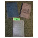 3 VINTAGE BOOKS - 1906 BIBLE HISTORY, 1954 >>>>>>>