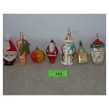 VINTAGE CHRISTMAS ORNAMENTS- W. GERMANY, POLAND, >
