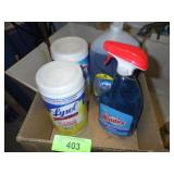 DAWN DISH SOAP, WINDEX, LYSOL WIPES