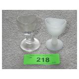 2 VINTAGE EYE CUPS