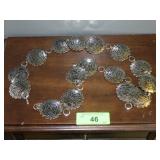 NATIVE AMERICAN STYLE THUNDERBIRD METAL BELT