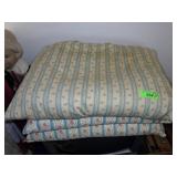 3 VINTAGE FEATHER PILLOWS (2 MANHATTAN)