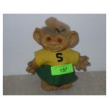 VINTAGE WISCHNIK TROLL DOLL PAT# D-190,918  (8")