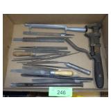 ASST. RASPS / FILES, PIPE WRENCH, ETC