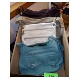 ASST. PURSES- STONE MOUNTAIN LEATHER PURSE, RELIC>