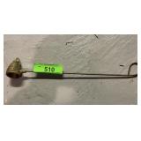 BRASS BEE ON BEEHIVE CANDLE SNUFFER