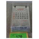 1953 MILLER MOTORS BURLINGTON WIS. ADVERTISING>